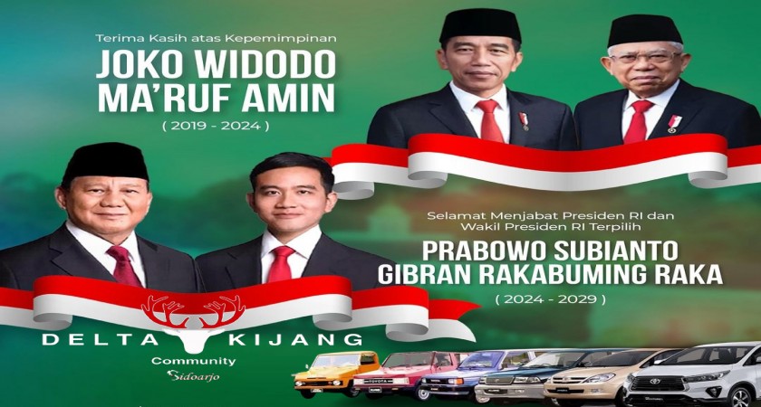 Selamat Atas Pelantikan Presiden Republik Indonesia